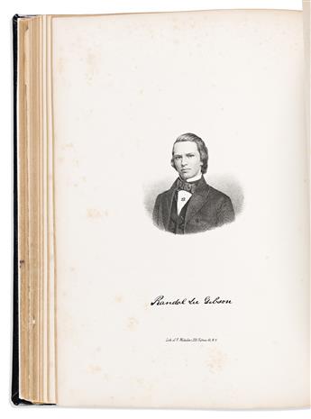 (CONNECTICUT.) Pictorial autograph book of the Yale Class of 1853.